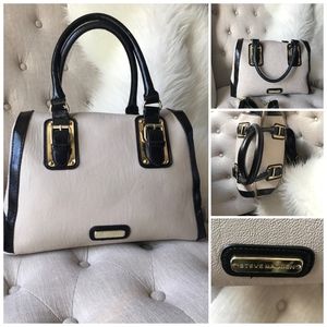 Steve Madden Cream Bag with gold Hardware